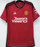 MOUNT #7 M Utd 1:1 Quality Home Red Fans Jersey 2023/24 (UCL Font 欧冠字体) ★★