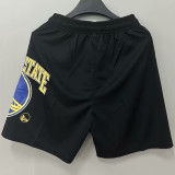 2023/24 Warriors Black NBA Cotton Pants