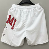 2023/24 Miami Heat White NBA Cotton Pants