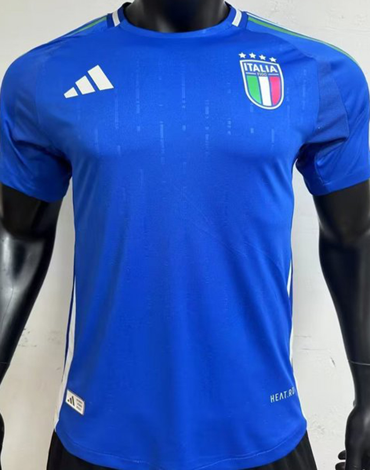 2024 Italy Home Blue Player Version Soccer Jersey   386d07aad837faea 