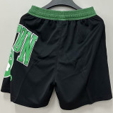 2023/24 Celtics Black NBA Cotton Pants