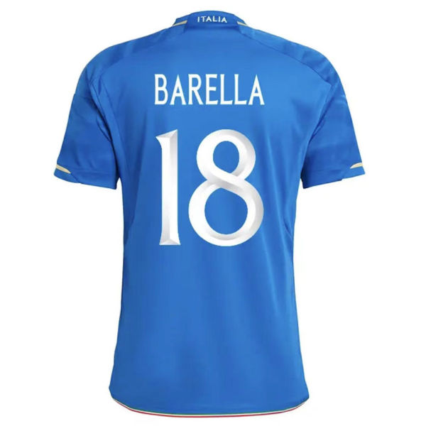 2024 Italy Home Blue Player Version Soccer Jersey