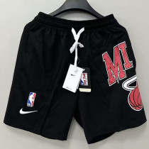 2023/24 Miami Heat Black NBA Cotton Pants