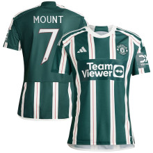 MOUNT #7 M Utd 1:1 Quality Away Fans Jersey 2023/24 (UCL Font 欧冠字体) ★★