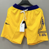 2023/24 Lakers Yellow NBA Cotton Pants