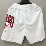 2023/24 Bulls White NBA Cotton Pants