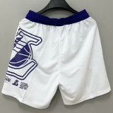 2023/24 Lakers White NBA Cotton Pants