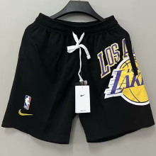 2023/24 Lakers Black NBA Cotton Pants