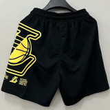 2023/24 Lakers Black NBA Cotton Pants