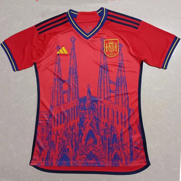 2023/24 Spain City Edition Red Fans Soccer Jersey