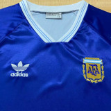 1991/93 Argentina Away Blue Retro Soccer Jersey