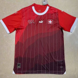 2023/24 Switzerland Home Red Fans Soccer Jersey