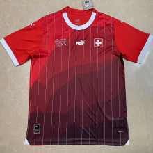 2023/24 Switzerland Home Red Fans Soccer Jersey