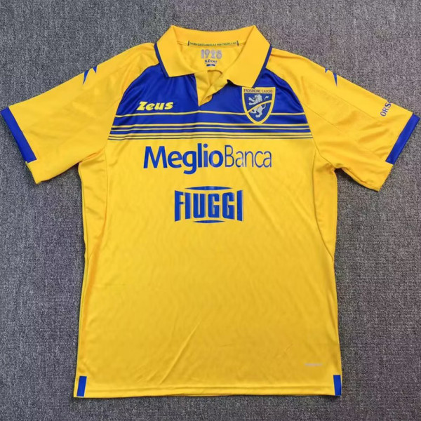 2023/24 Frosinone Home Yellow Fans Soccer Jersey 佛罗西诺内