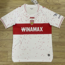 2023/24 VFB Stuttgart Home White Fans Soccer Jersey