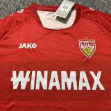 2023/24 VFB Stuttgart Away Red Fans Soccer Jersey
