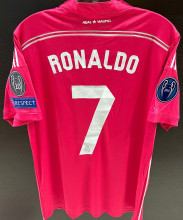 RONALDO # 7 RM Away Retro Jersey 2014/15 (Have All Patch) (2014+10) 全套章 ★★