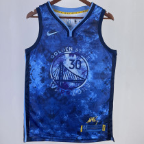 2023/24 Warriors CURRY #30 Blue Honor Edition NBA Jerseys