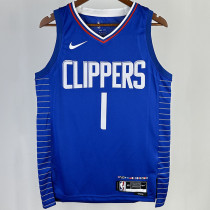 2023/24 Clippers HARDEN #1 Blue NBA Jerseys