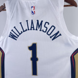 2023/24 Pelicans WILLIAMSON #1 White NBA Jerseys