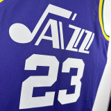 2023/24 Jazz MARKKANEN #23 Purple Retro NBA Jerseys