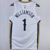 2023/24 Pelicans WILLIAMSON #1 White NBA Jerseys
