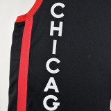 2023/24 Bulls RODMAN #91 Black City Edition NBA Jerseys 热压