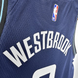 2023/24 Clippers WESTBROOK #0 Sapphire Blue City Edition NBA Jerseys