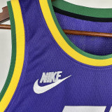 2023/24 Jazz MARKKANEN #23 Purple Retro NBA Jerseys
