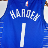 2023/24 Clippers HARDEN #1 Blue NBA Jerseys