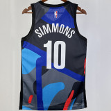 2023/24 Nets SIMMONS #10 City Edition NBA Jerseys 热压