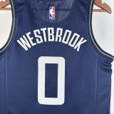 2023/24 Clippers WESTBROOK #0 Sapphire Blue City Edition NBA Jerseys