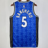 2023/24 Magic BANCHERO #5 Royal Blue Retro NBA Jerseys 热压