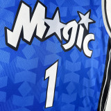 2023/24 Magic MCGRADY #1 Royal Blue Retro NBA Jerseys 热压