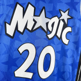 2023/24 Magic FULTZ #20 Royal Blue Retro NBA Jerseys 热压