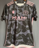 2023/24 Inter Miami x APE Black Fans Jersey 粉色三边