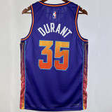 2023/24 Suns DURANT #35 Purple City Edition NBA Jerseys