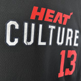 2023/24 Miami Heat ADEBAYO #13  Black City Edition NBA Jerseys