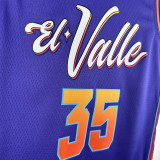 2023/24 Suns DURANT #35 Purple City Edition NBA Jerseys