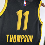 2023/24 Warriors THOMPSON #11  Black City Edition NBA Jerseys