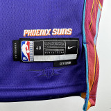 2023/24 Suns BOOKER #1 Purple City Edition NBA Jerseys