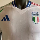 2024/25 Italy Away Whte Player Version Soccer Jersey