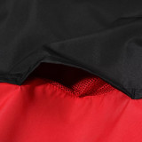 2023/24 AC Red Black Windbreaker