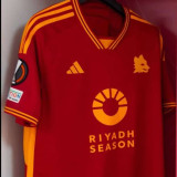 2023/24 Roma Home 1:1 Quality Red Fans Jersey
