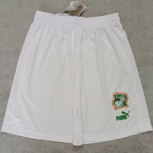 2023/24 Ivory Coast White Shorts Pants
