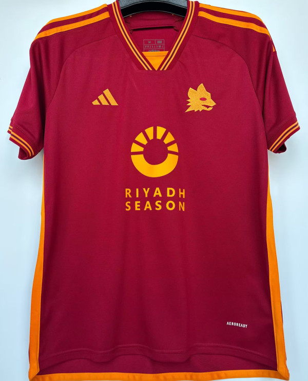 2023/24 Roma Home 1:1 Quality Red Fans Jersey