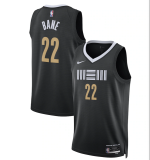 2023/24 Grizzlies  BANE #22 Black City Edition NBA Jerseys Hot Pressed