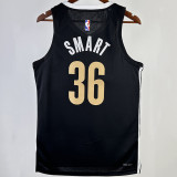 2023/24 Grizzlies SMART #36 Black City Edition NBA Jerseys Hot Pressed