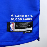 2023/24 Timberwolves ANDERSON #1 Blue City Edition NBA Jerseys 热压