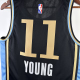 2023/24 Eagles YOUNG #11 Black City Edition NBA Jerseys